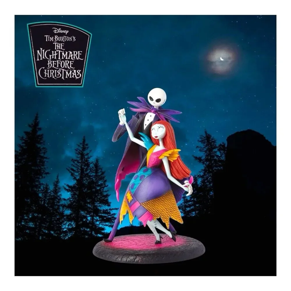 Disney Showcase Nightmare Before Christmas Jack & Sally Dancing Figurine 6014972